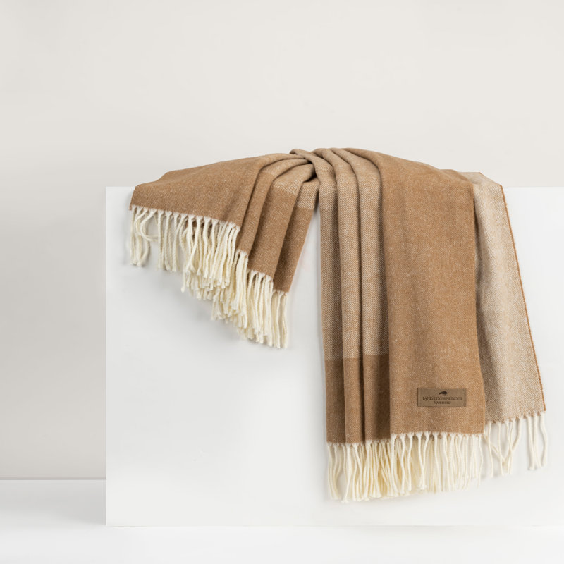Lands Downunder Border Herringbone Throw & Reviews Perigold